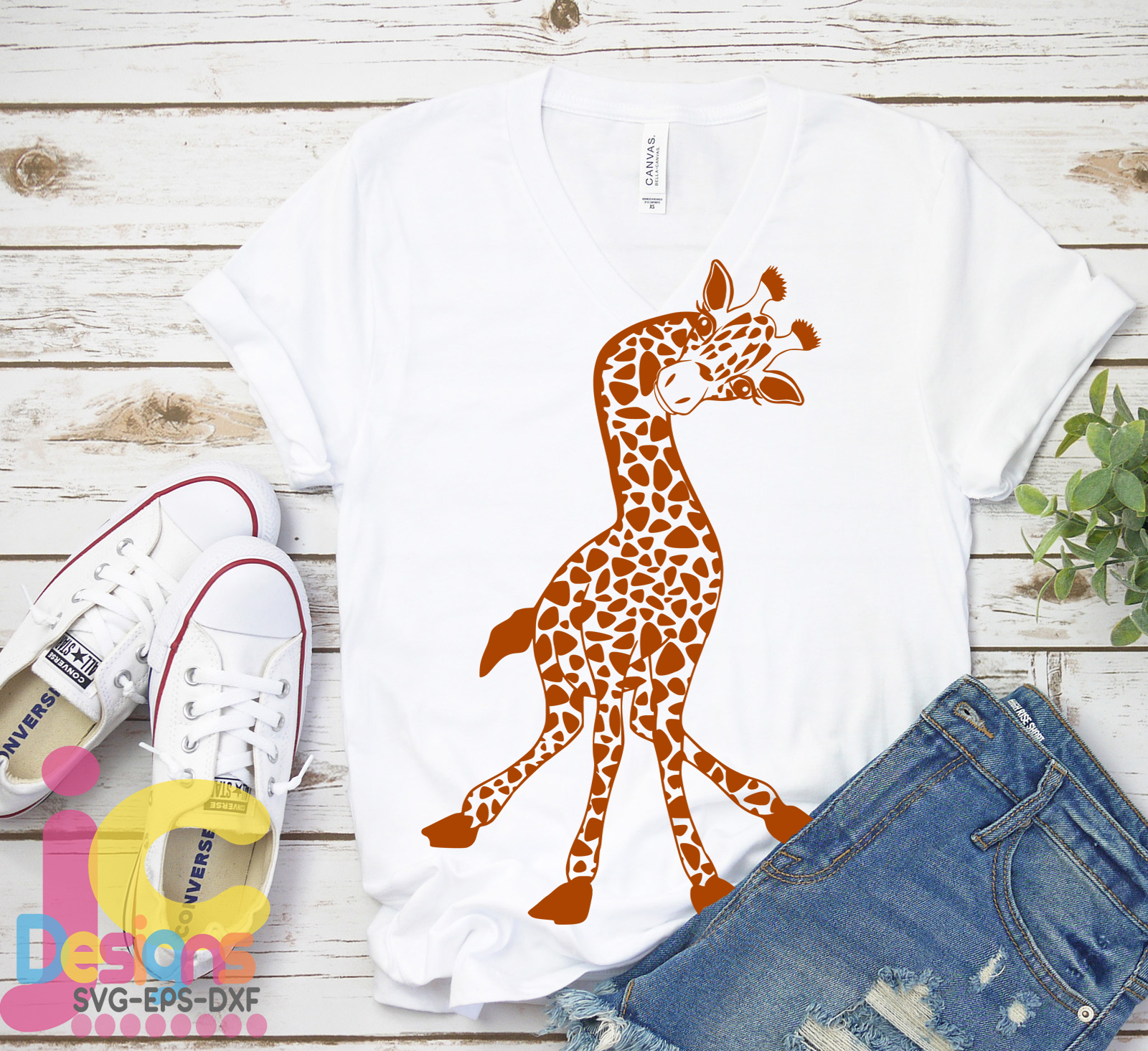Download Funny Baby Giraffe svg, Cute Fun Safari Giraffe cut file dxf (247752) | SVGs | Design Bundles
