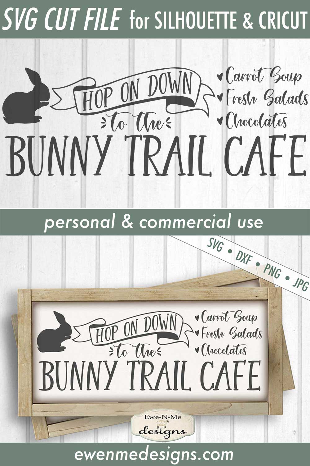 Download Bunny Trail Cafe - Easter - SVG DXF