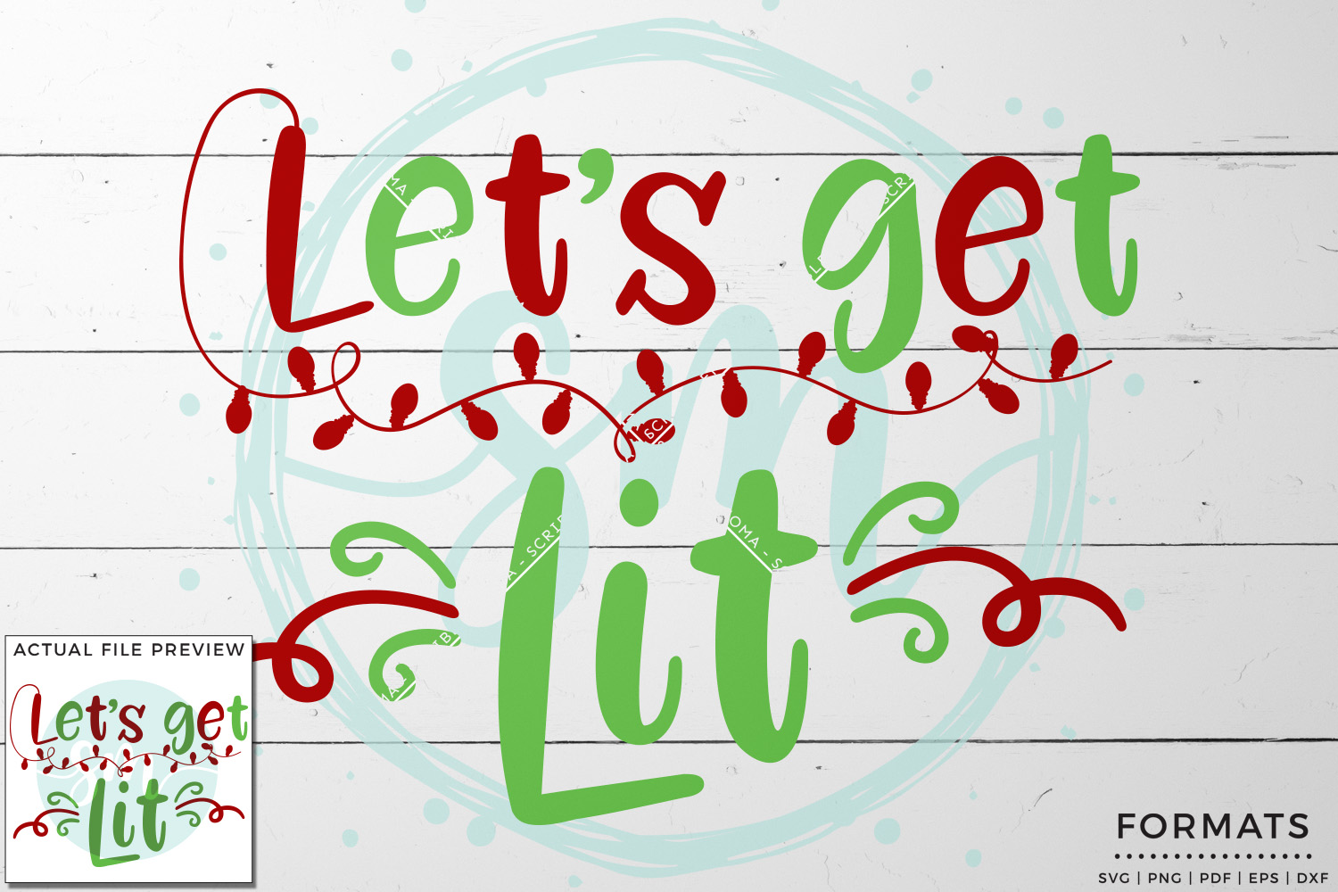 Let's Get Lit SVG - Small Commercial Use SVG & Instant Download