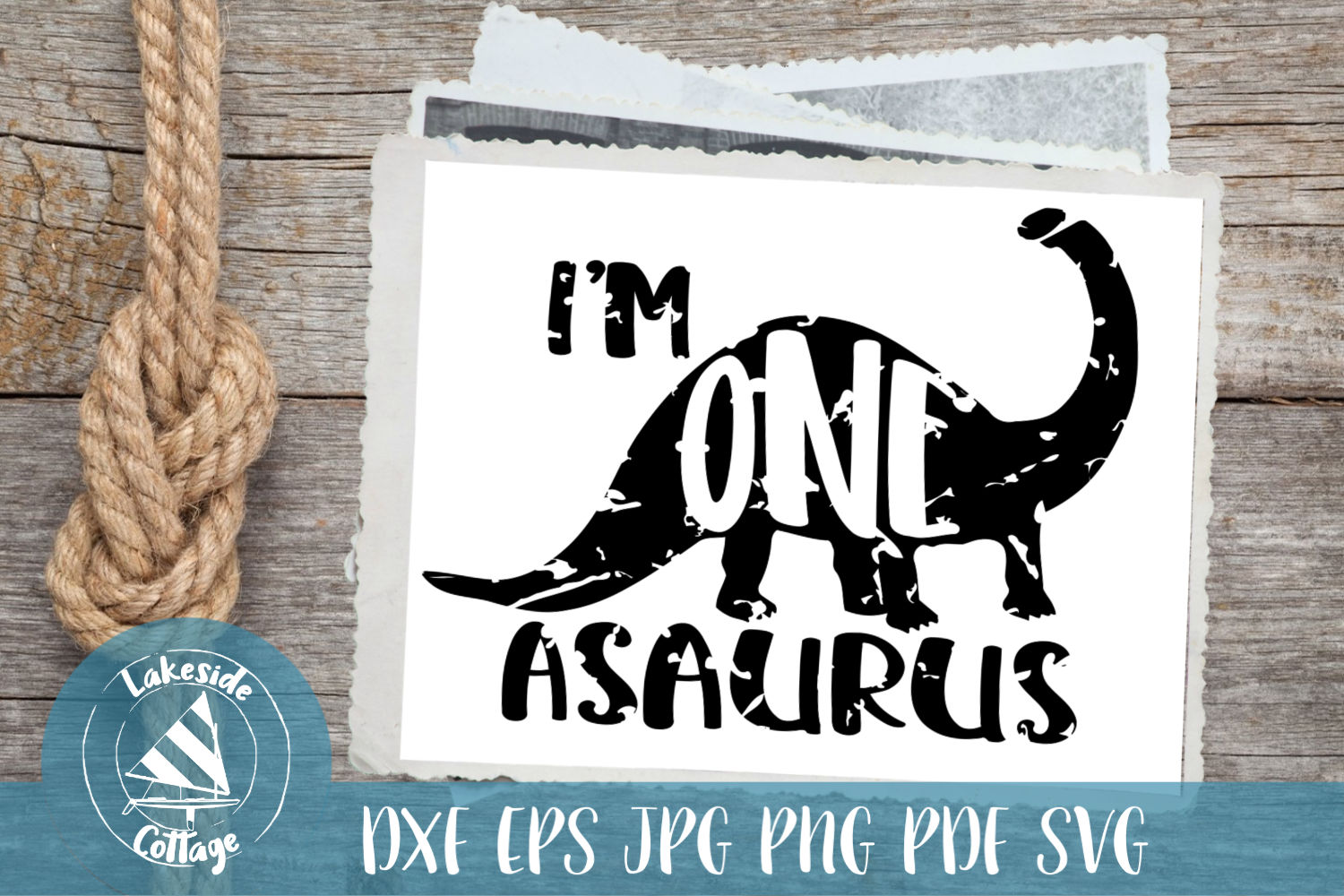 Download I'm One Asaurus- Dinosaur Inspired 1st Birthday SVG (187525) | SVGs | Design Bundles