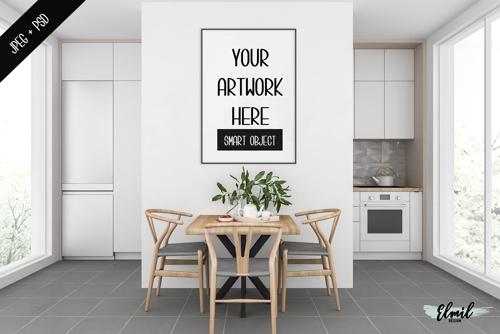 Frame mockup creator - All image size - Interior mockup