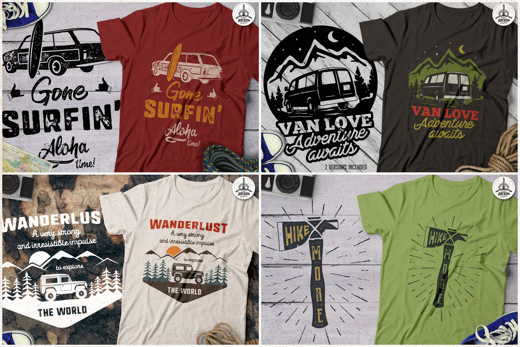 Download Vintage T-Shirt Bundle Retro SVG Designs Collection. Part 2
