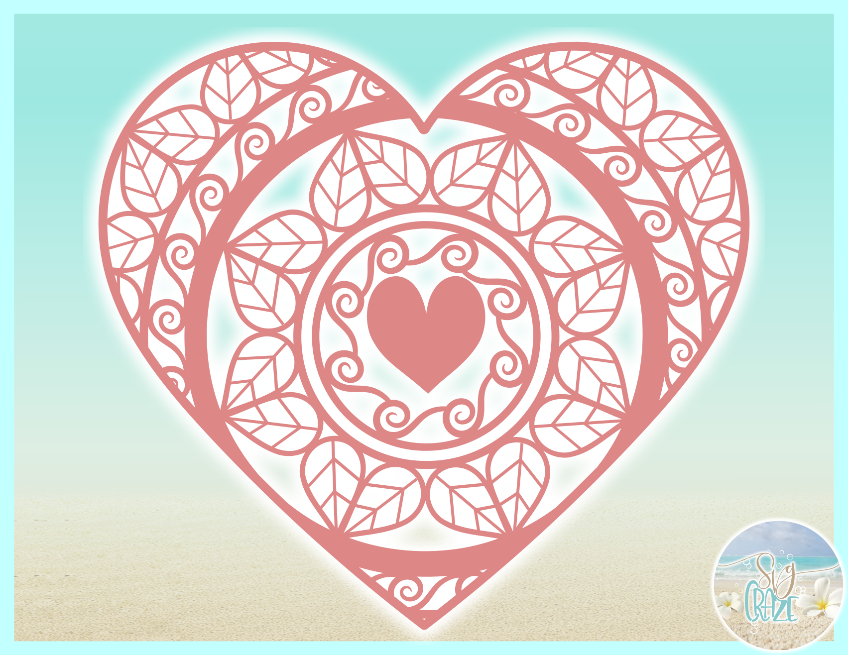 Free Free 316 Layered Mandala Heart SVG PNG EPS DXF File