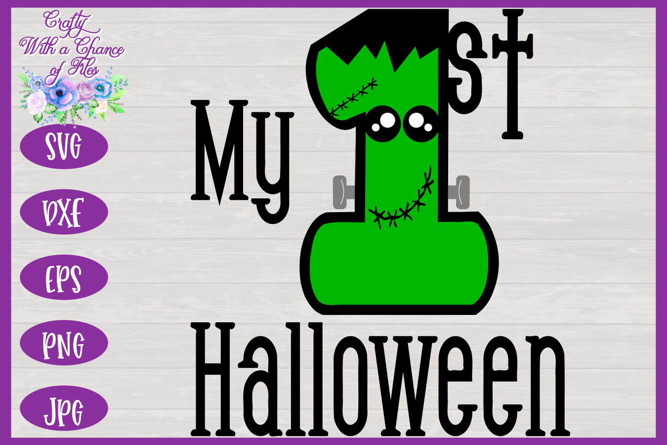 Download Halloween SVG | My 1st Halloween SVG | Baby Frankenstein ...