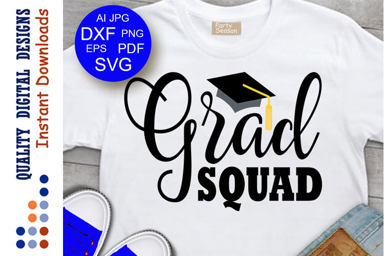 Download Grad Squad Svg Kindergarten Graduation Svg (126267) | SVGs | Design Bundles
