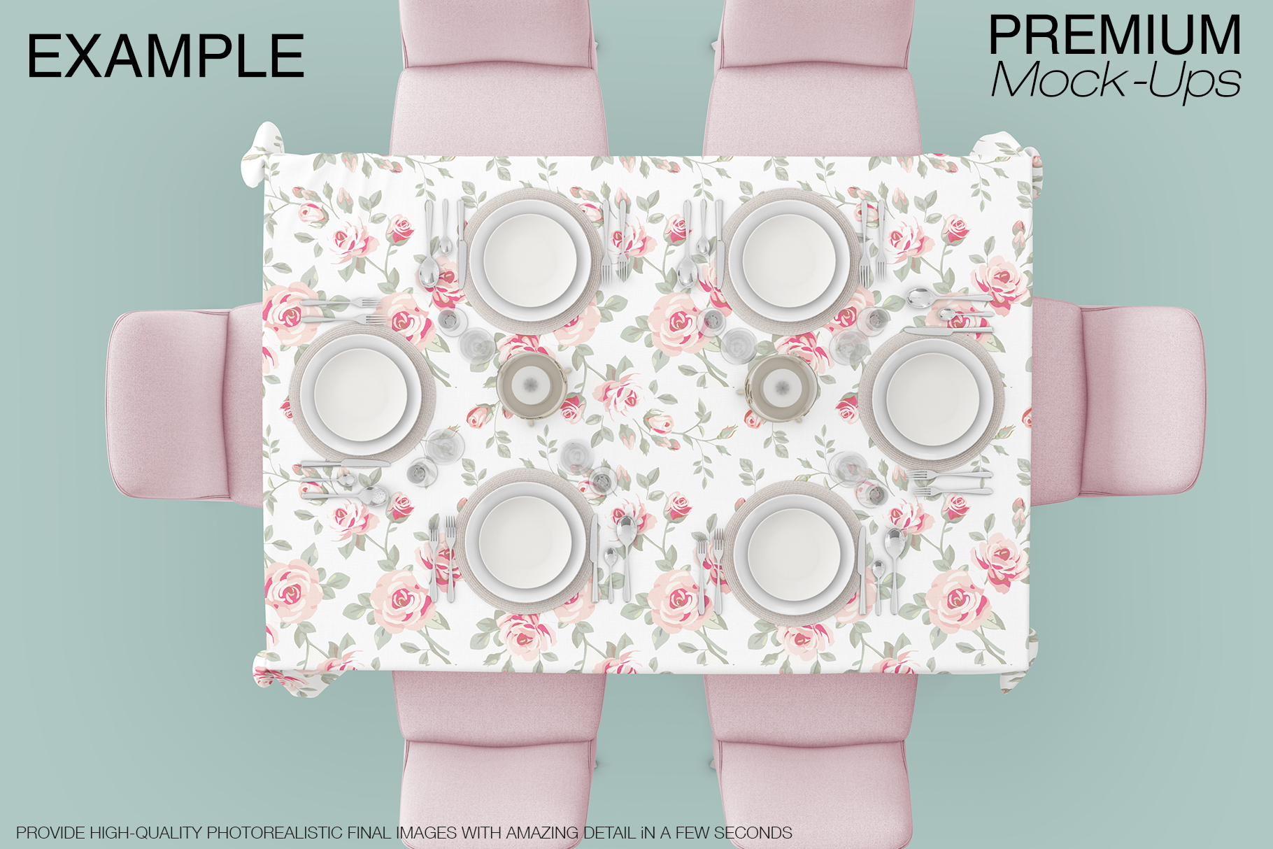 Download Tablecloth Mockup Set