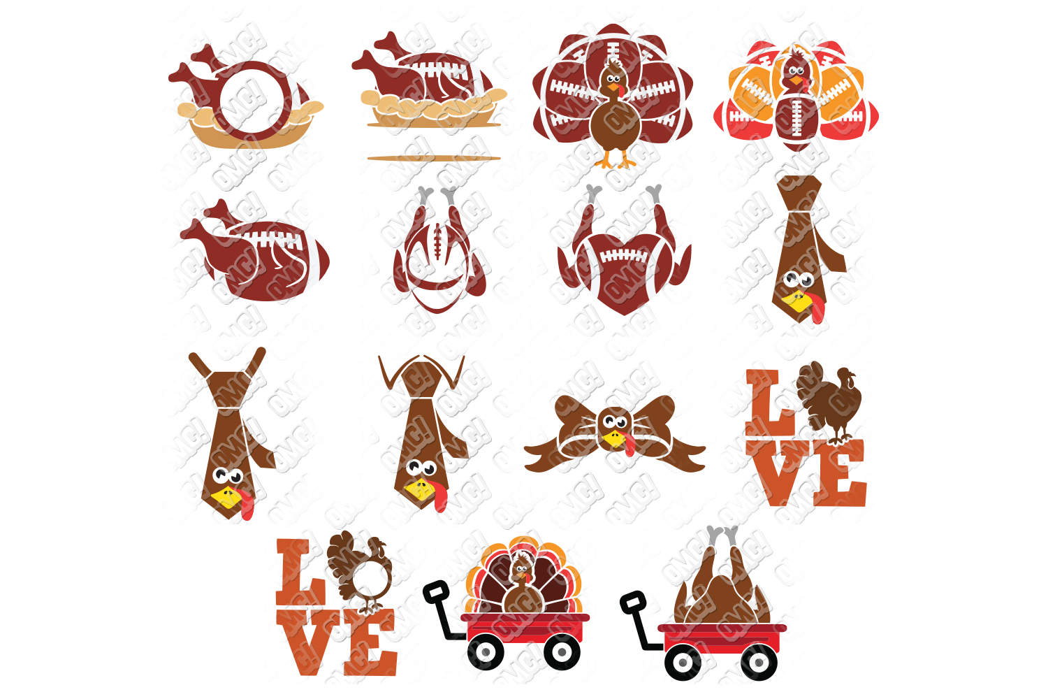Download Turkey SVG Monogram Thanksgiving in SVG, DXF, PNG, EPS, JPEG (122732) | Cut Files | Design Bundles
