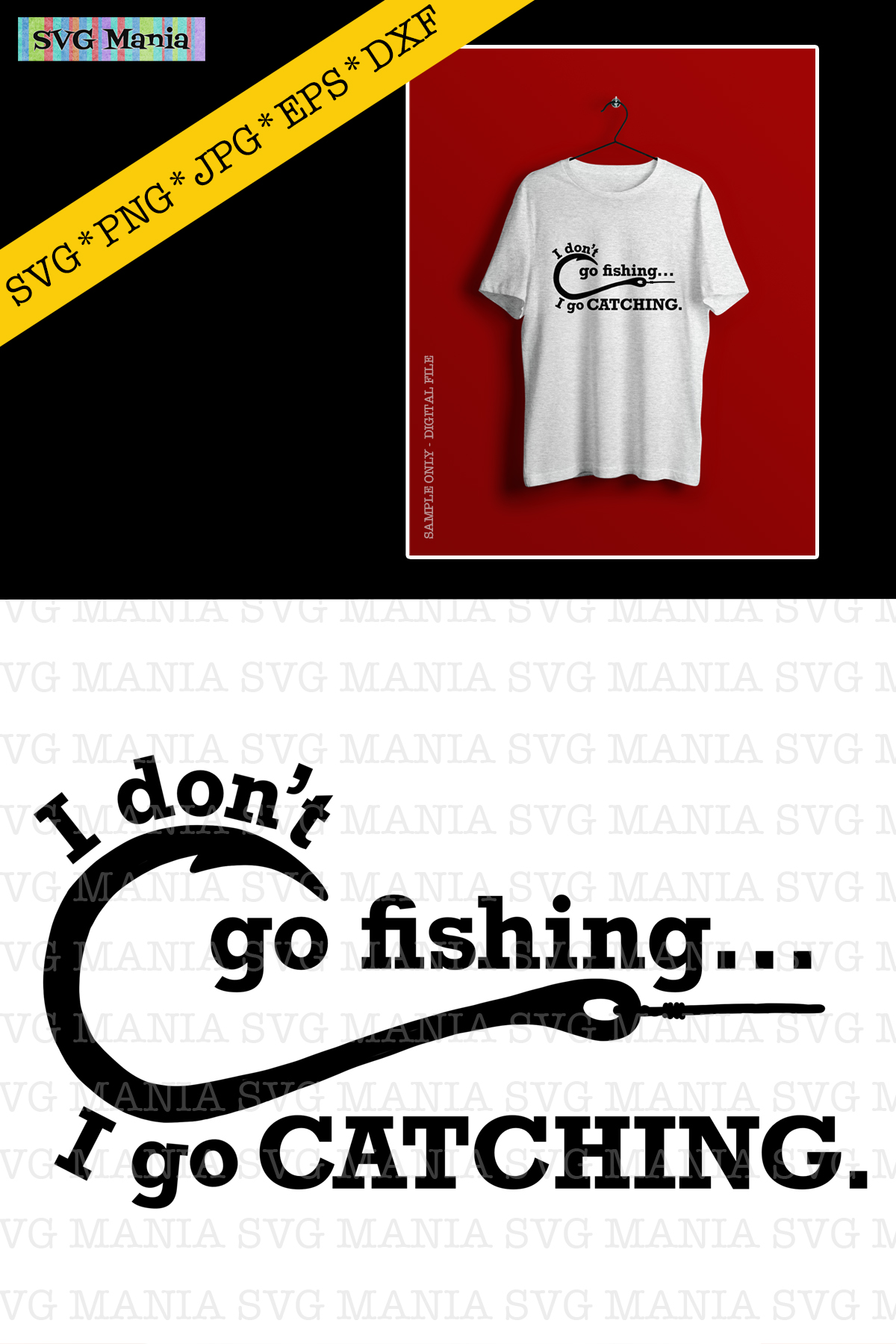 Download Funny Fishing Quote SVG File, I Go Catching SVG Files Cricut (379310) | SVGs | Design Bundles