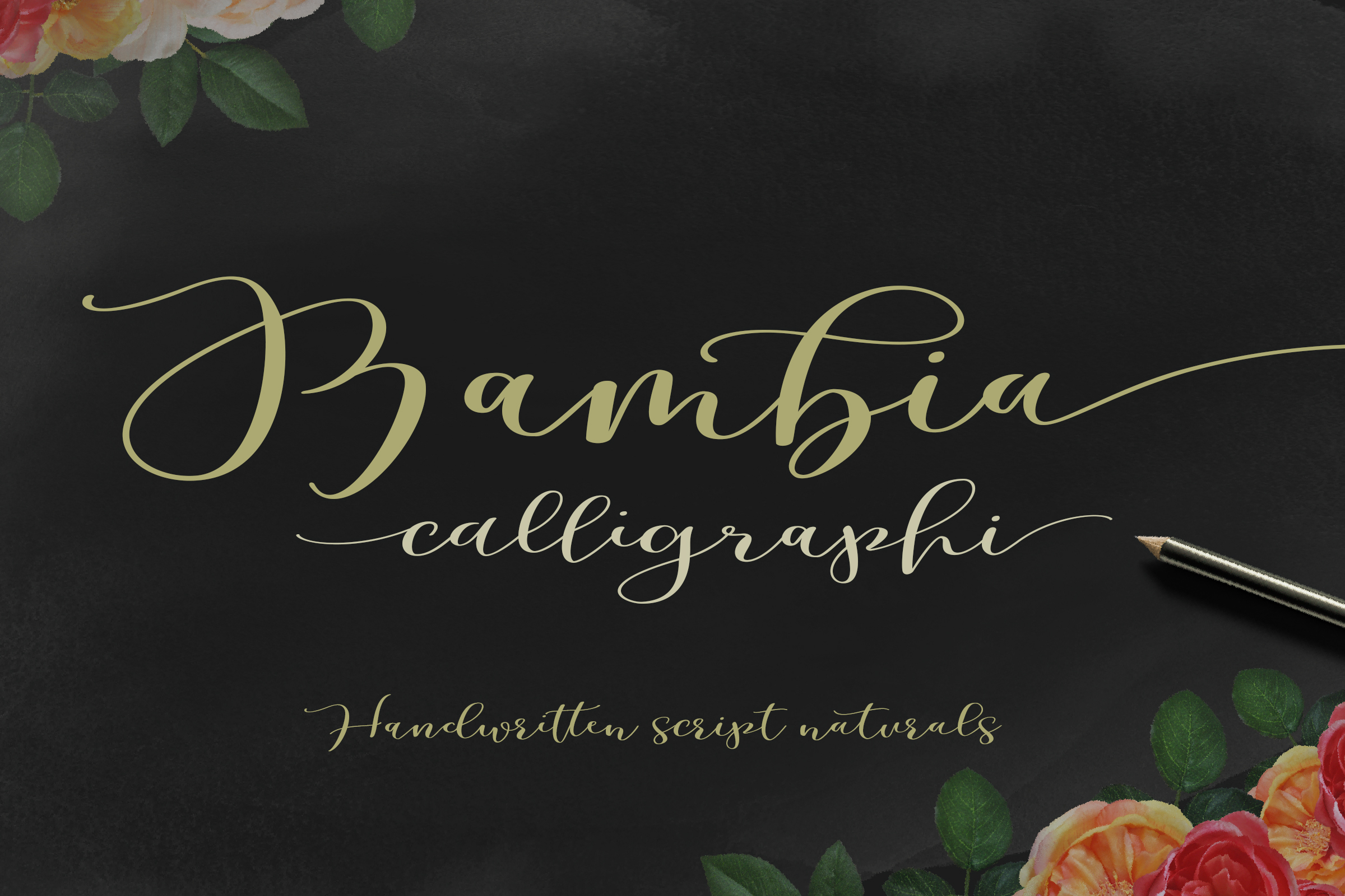 Free Bambia Calligraphy Script Fonts