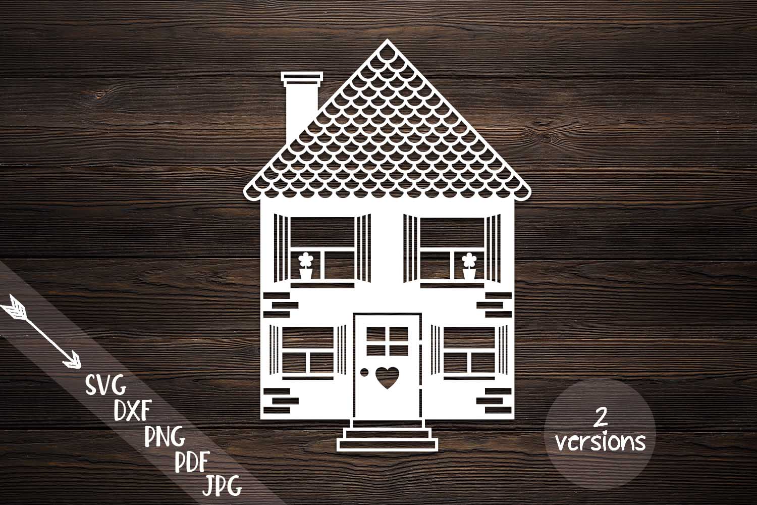 house svg home svg building cut file papercutting template (97195