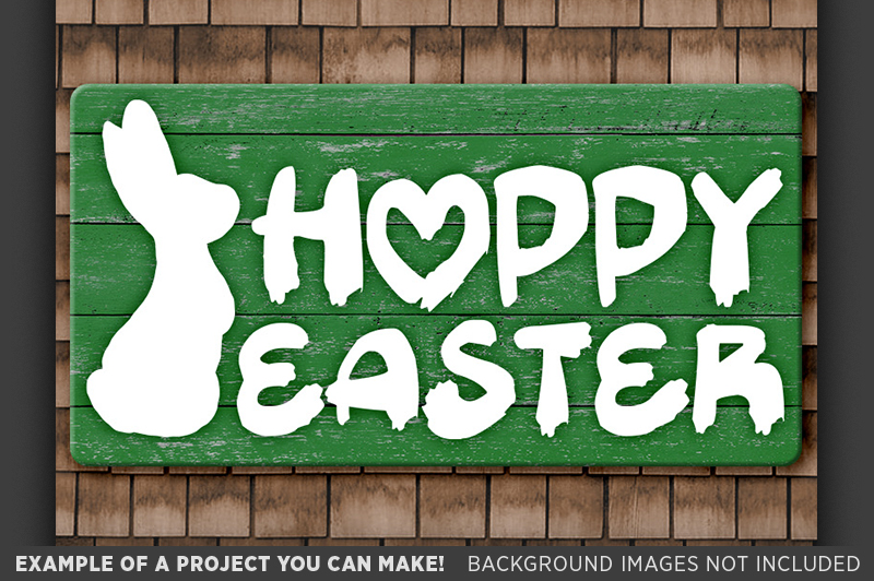 Download Hoppy Easter Sign Svg File - Easter Sign Svg File - Easter ...