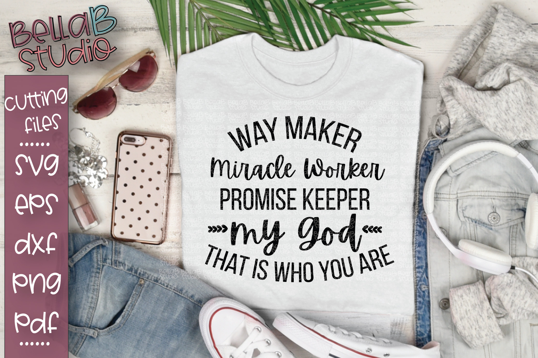 Download Way Maker Miracle Worker Promise Keeper SVG File, Christian (530241) | SVGs | Design Bundles