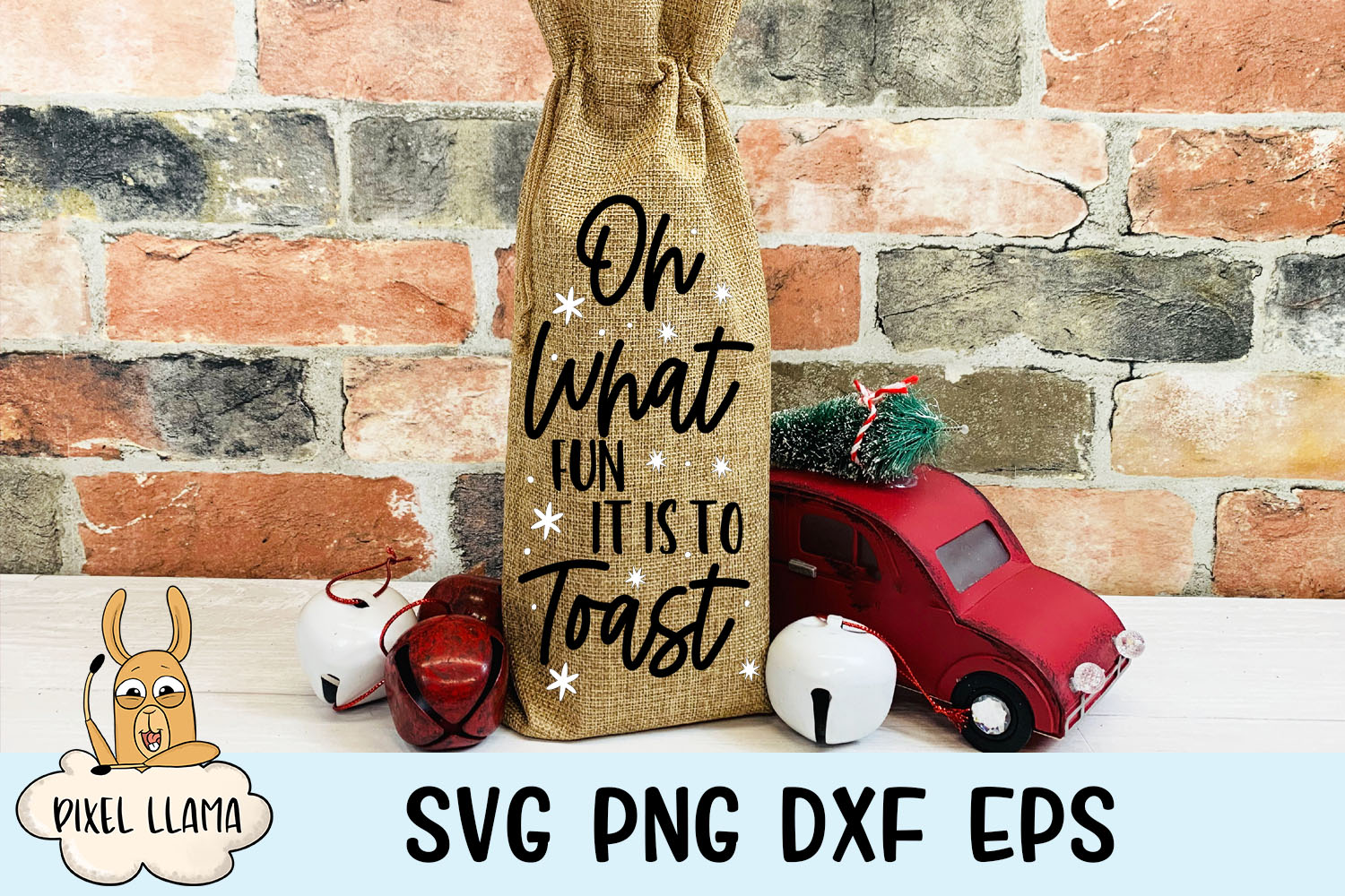 Christmas Wine Bag Bundle of 15 SVGs