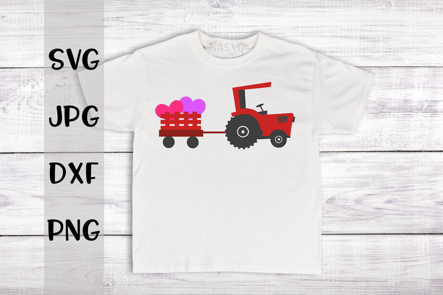Download Valentines day Tractor, Tractor with hearts, svg, Tractor ...