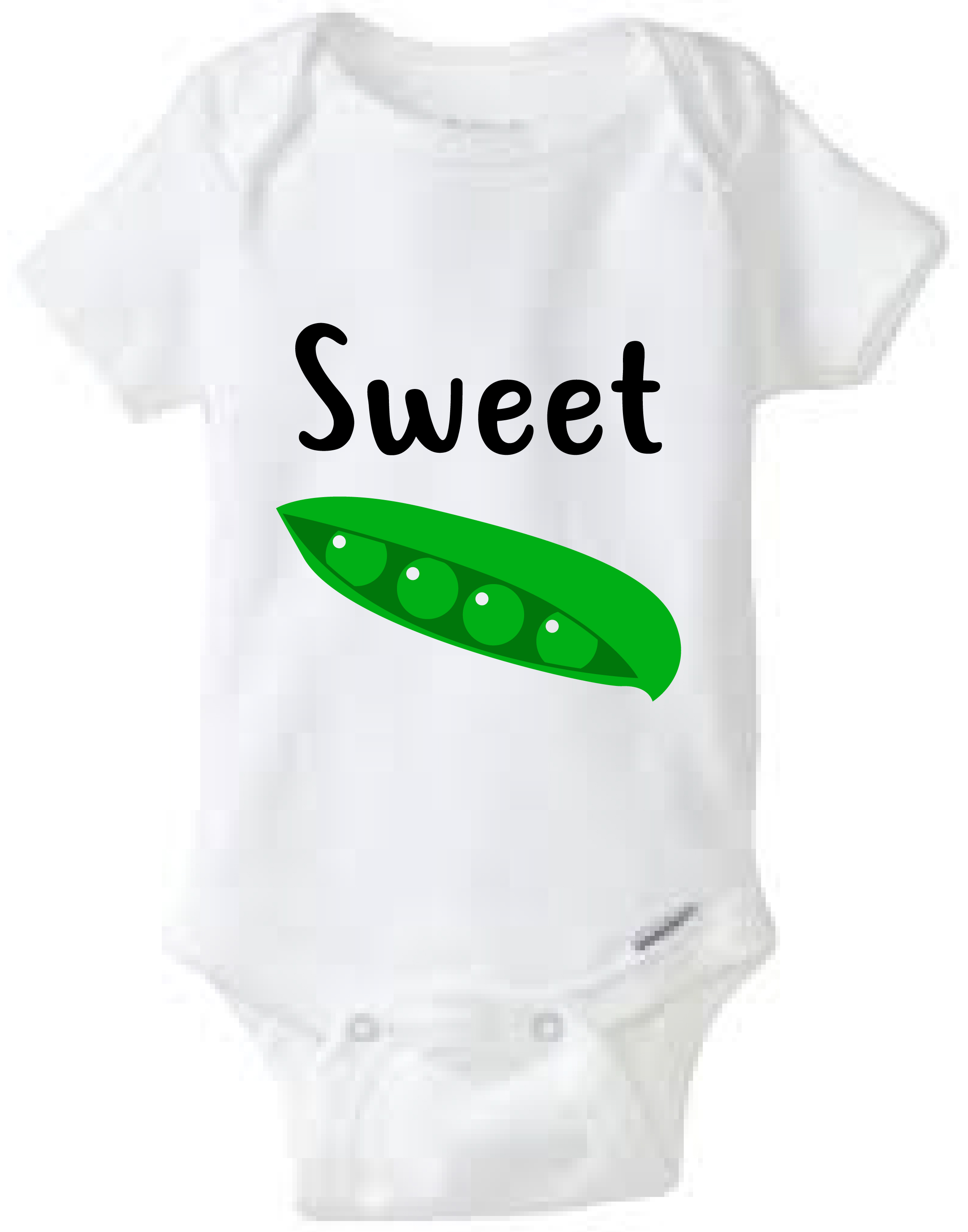 Download Sweet Pea Baby Onesie Design, SVG, DXF, EPS Vector files for use with Cricut or Silhouette Vinyl ...
