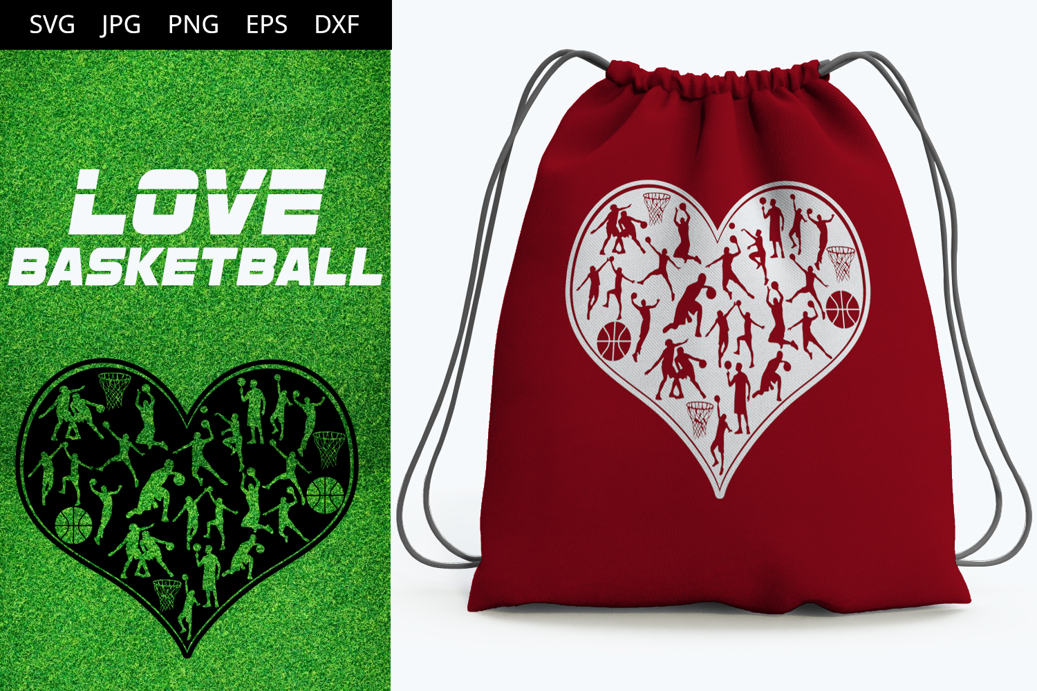 Download Love Basketball SVG Vector (359852) | Illustrations ...