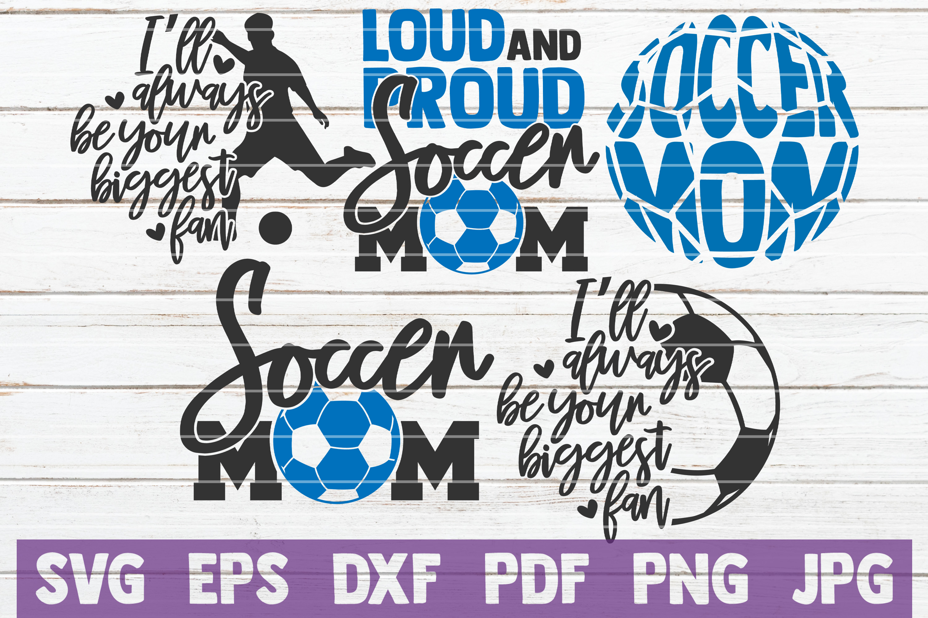 Download 5 Soccer Mom SVG Cut Files | Soccer SVG Bundle (219272 ...