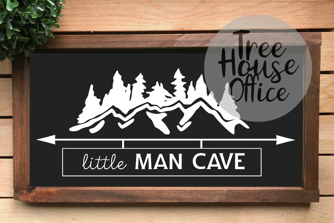 Download Little Man Cave Boy Room Nursery Decor SVG DXF PNG JPEG