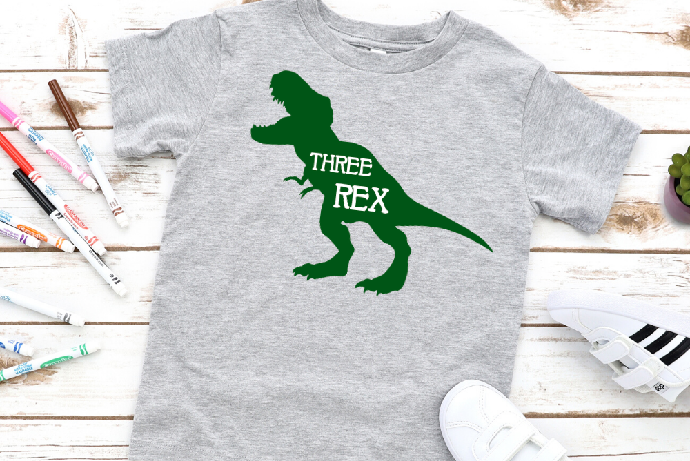 three Rex, 3rd birthday Dinosaur SVG tyrannosaurus rex svg