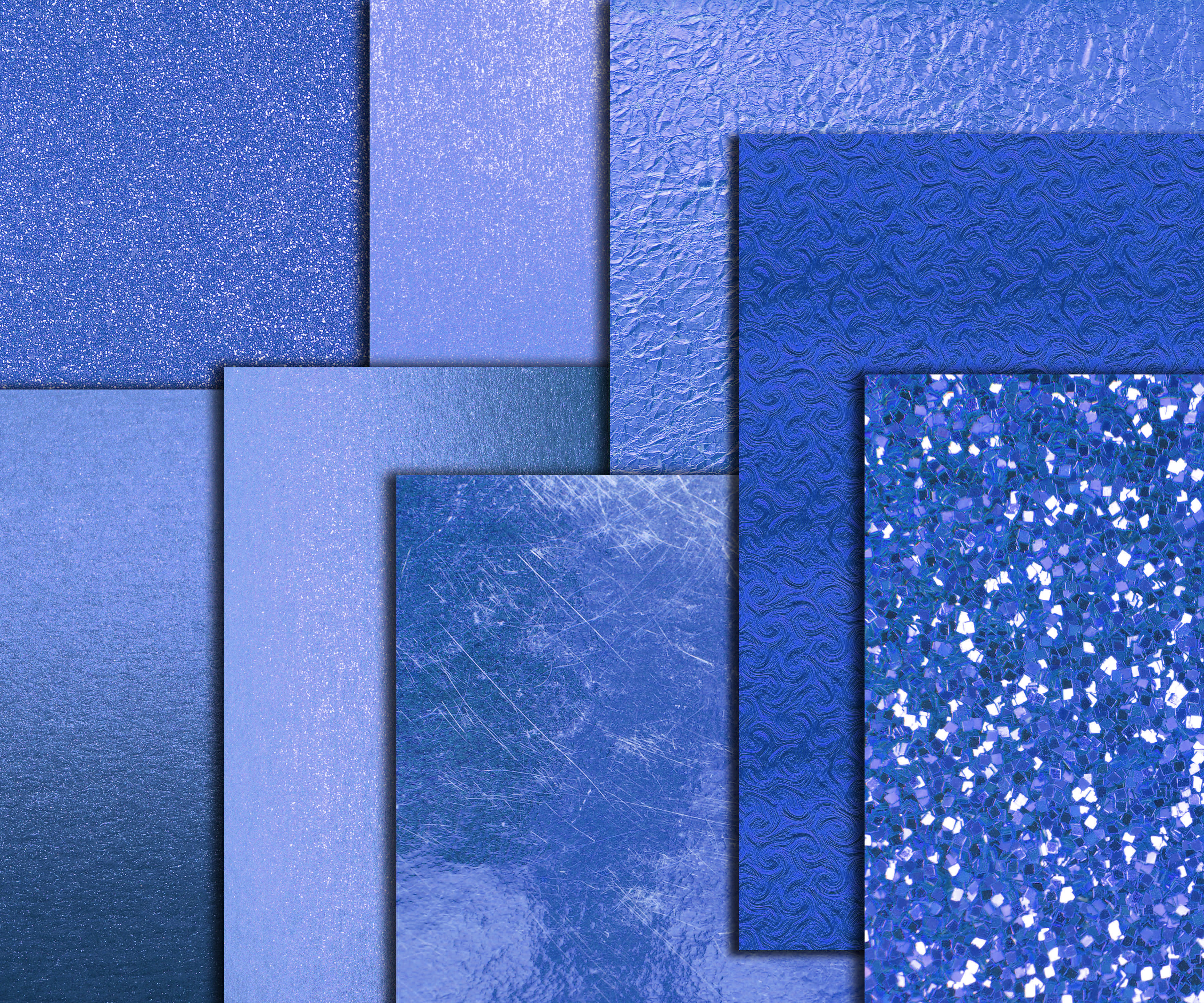 Blue Metallic digital papers (30011) Backgrounds Design Bundles