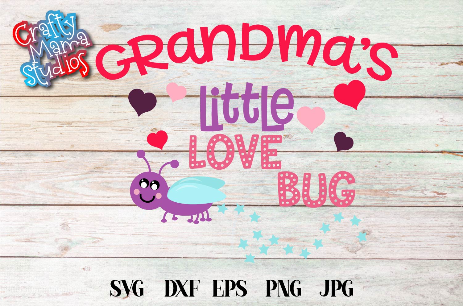 Valentine's Day SVG Little Love Bug, Grandma's Love Bug SVG