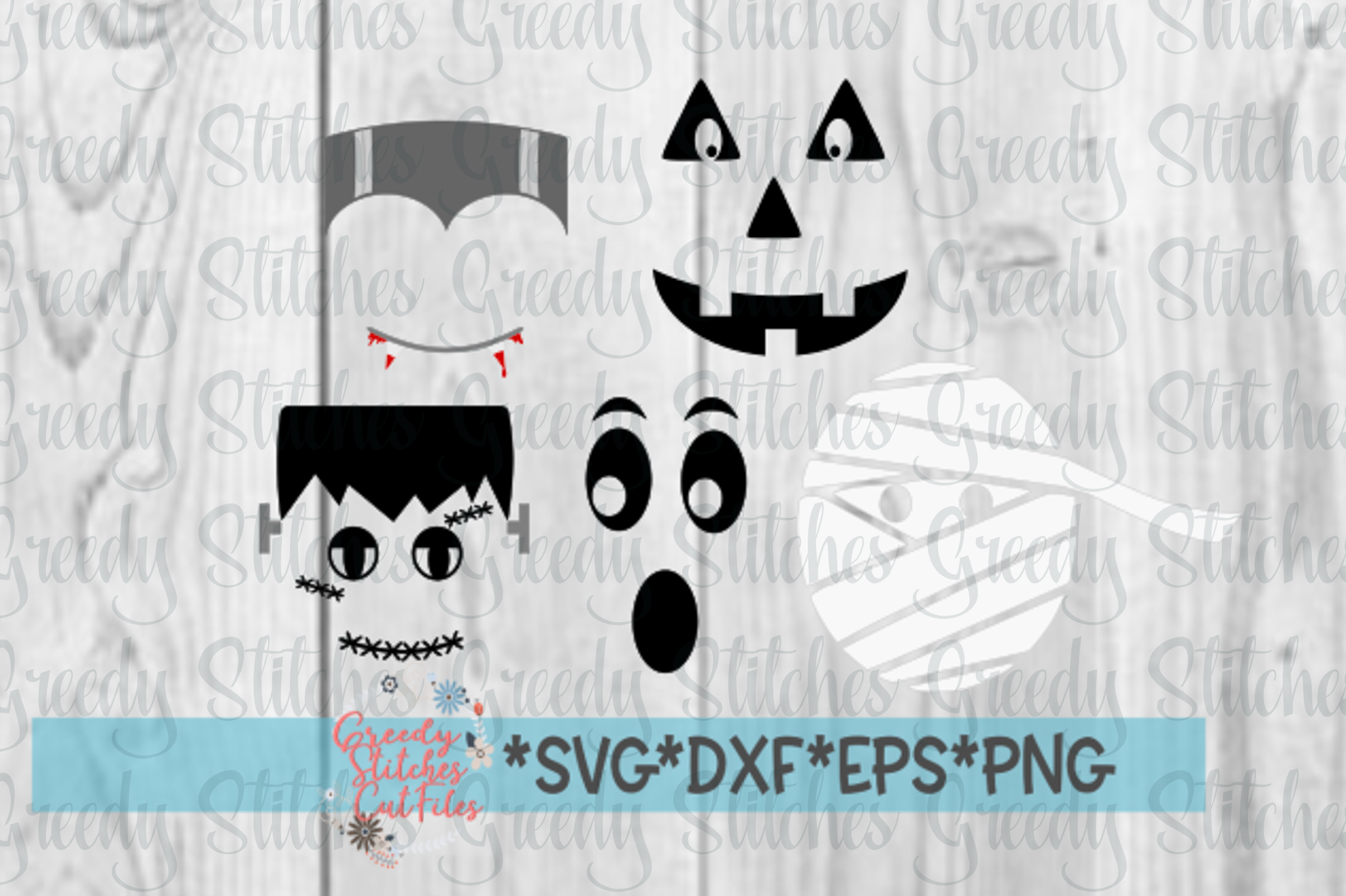 Pumpkin SVG Mummy SVG Ghost SVG| Halloween SVG/DXF/EPS/PNG (293913