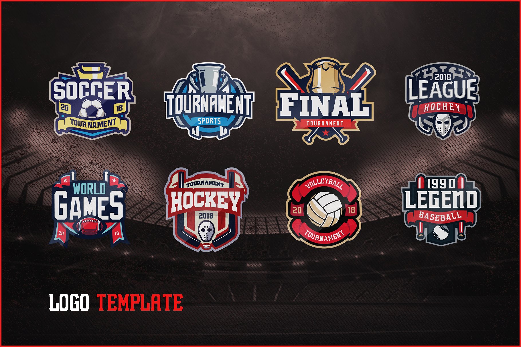 Sports Logo Creator V2 (184711) Logos Design Bundles