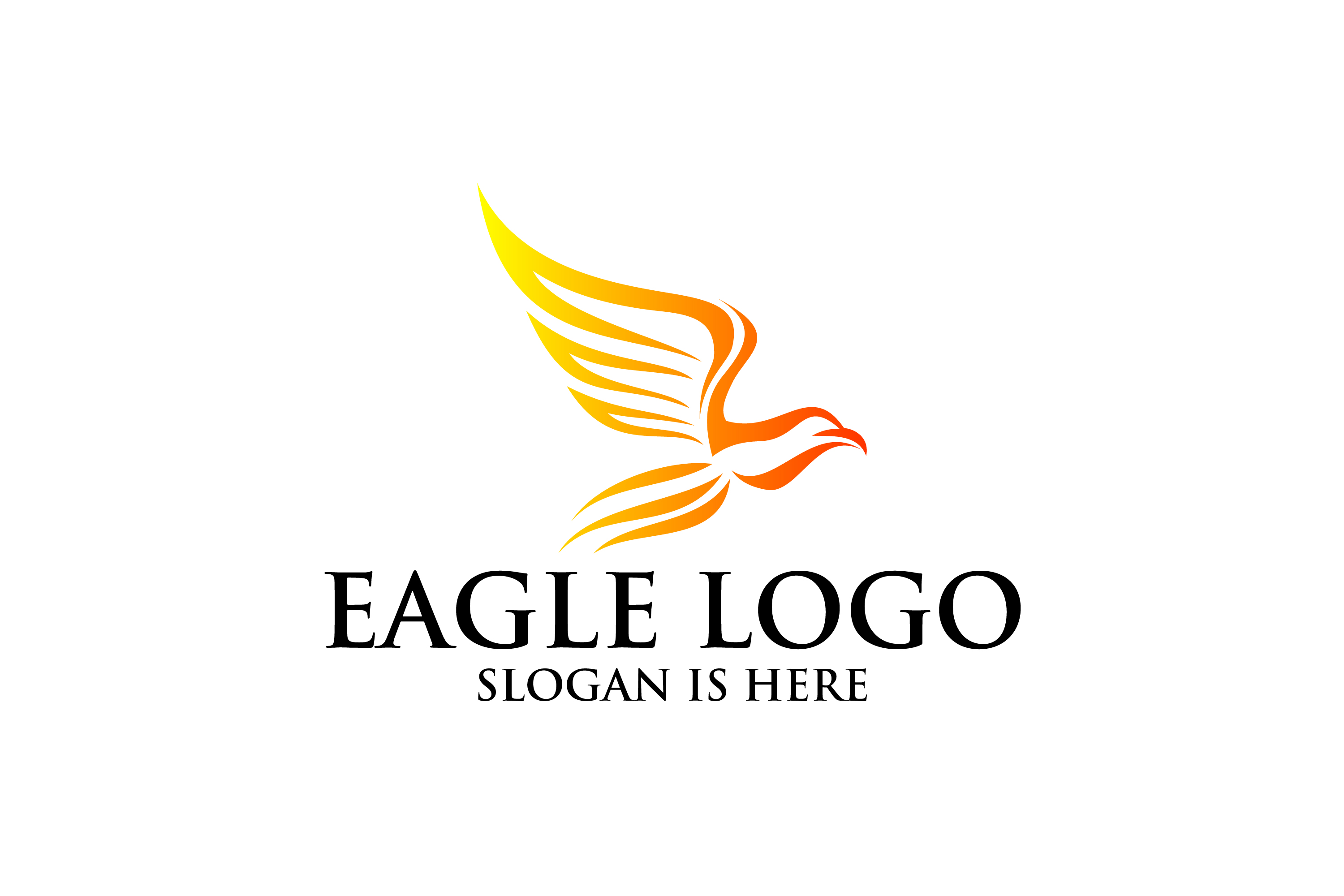 Eagle Logo Abstract Design Vector