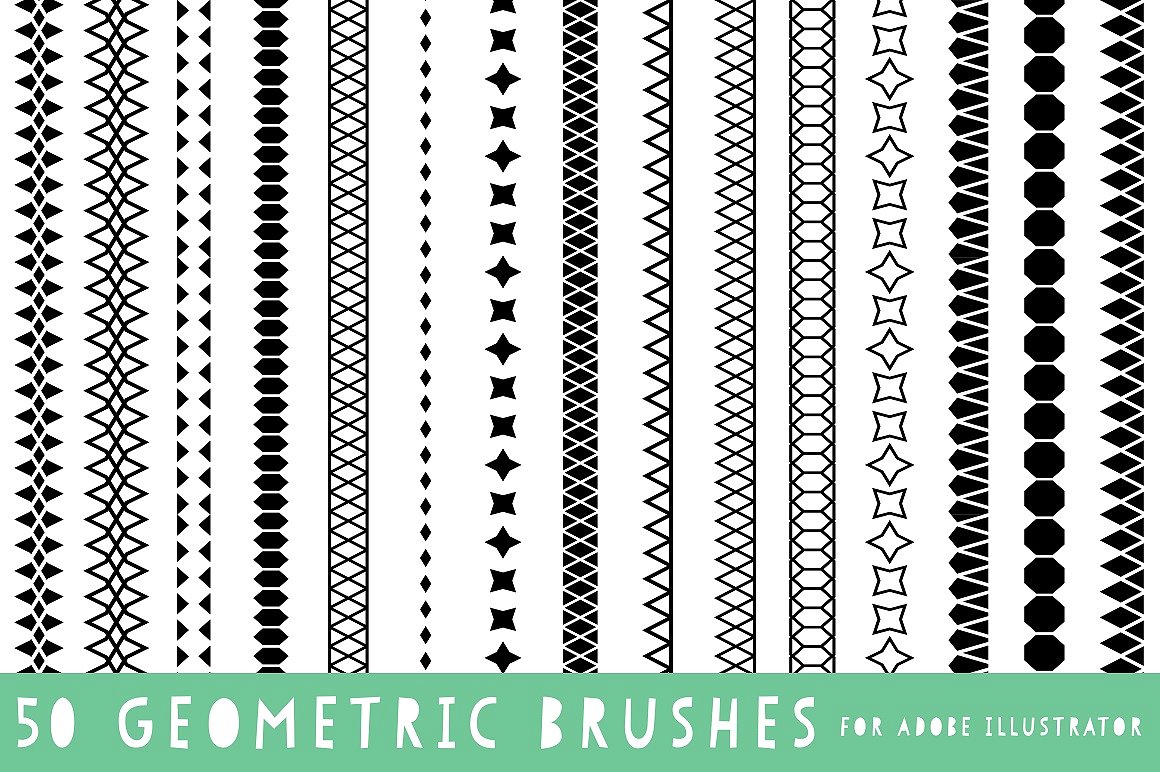 geometric pattern brush illustrator download