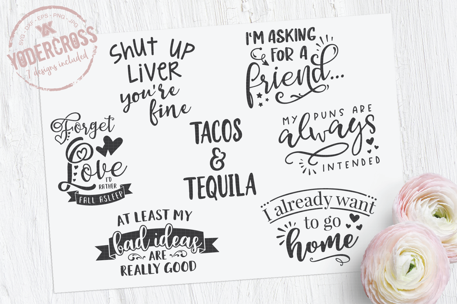 Download Adult Quotes SVG Bundle - 7 Sarcastic SVGs