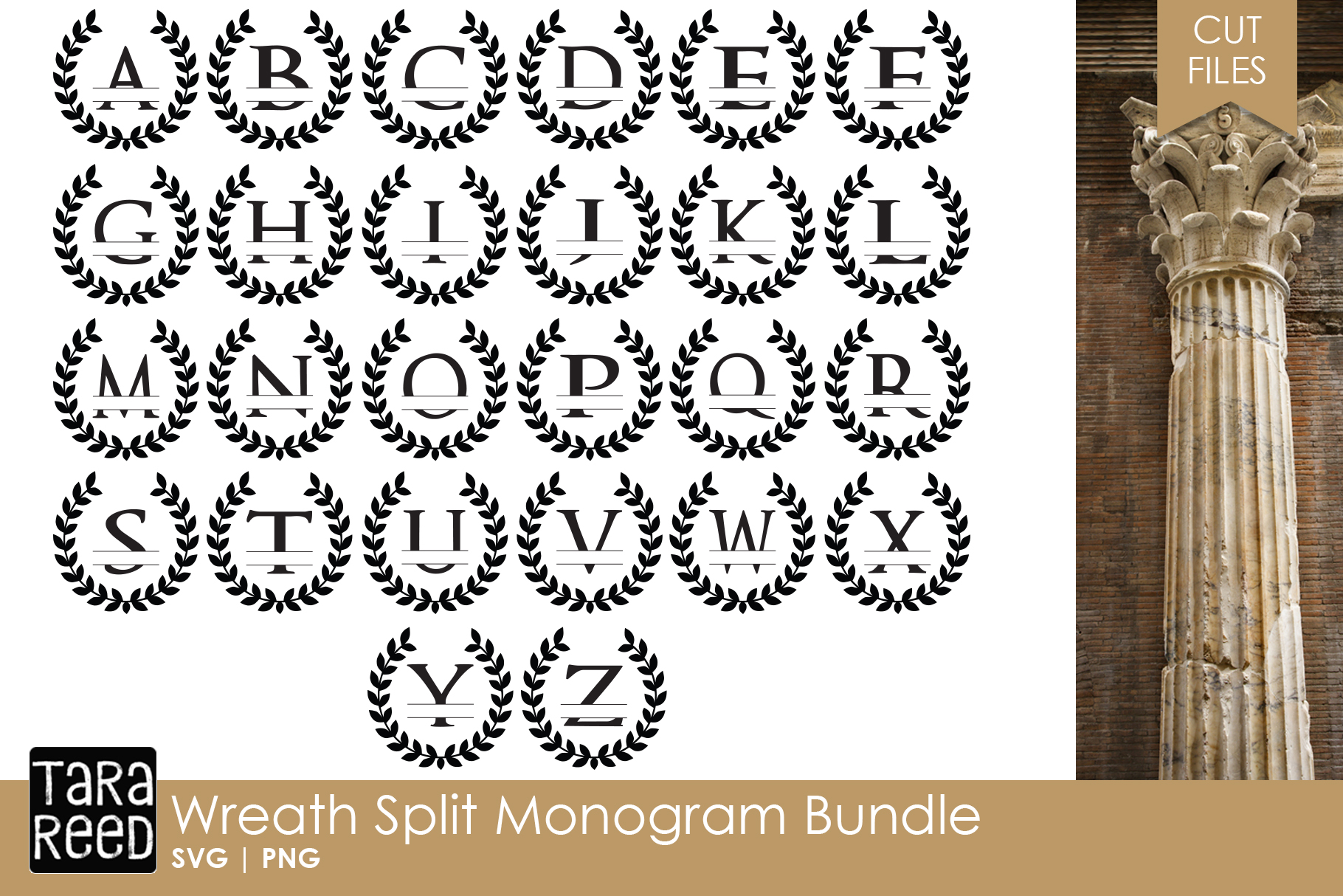 Download Free split monogram svg files