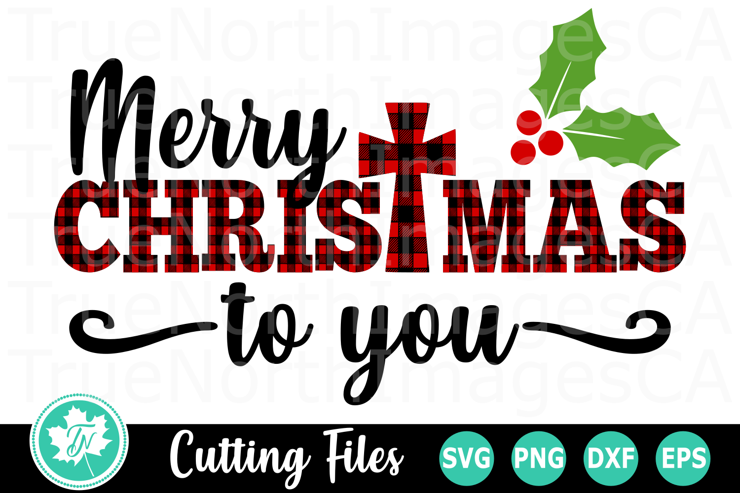 Merry Christmas to You - A Christmas SVG Cut File (358456) | Cut Files