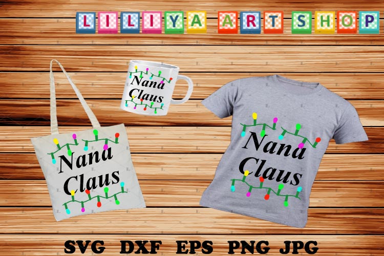 Download Nana Claus svg,Nana svg,Grandma Christmas svg