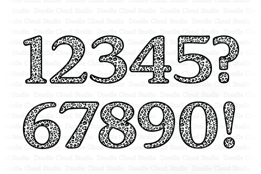 Download Leopard Numbers SVG, Animal Numbers SVG Cut Files. (538396 ...
