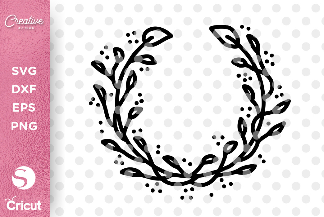 Download Floral Monogram Frame SVG, Monogram Frame SVG, Floral Wreath