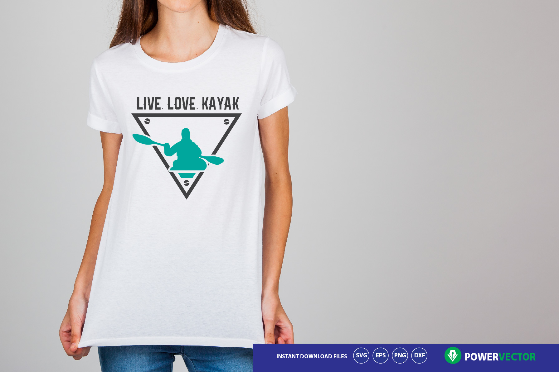 Download Live Love Kayak Svg, Dxf, Eps Cutting Files