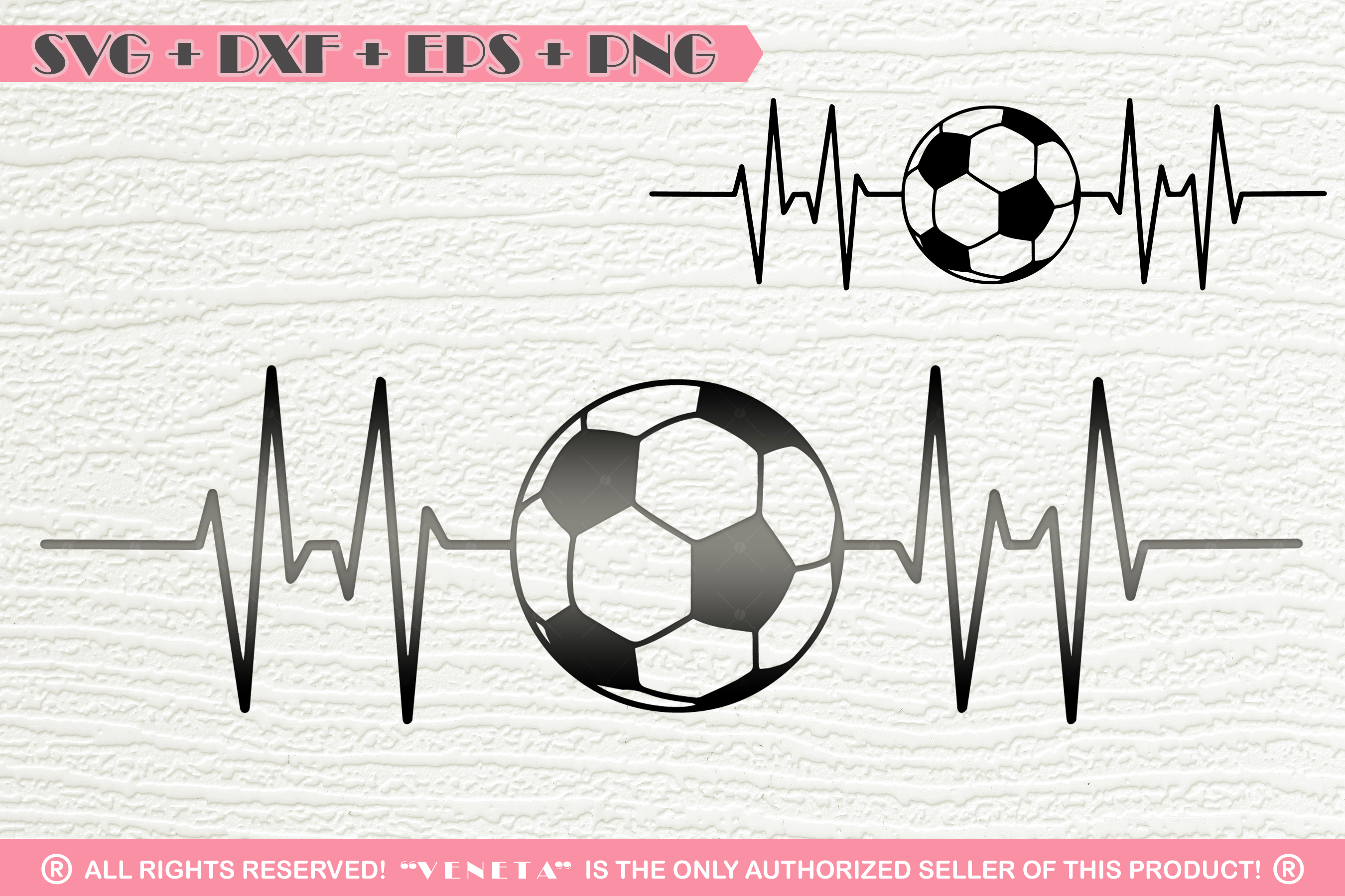 Football Ball| Hearbeat| EKG | SVG DXF PNG EPS Cutting File (114655 ...