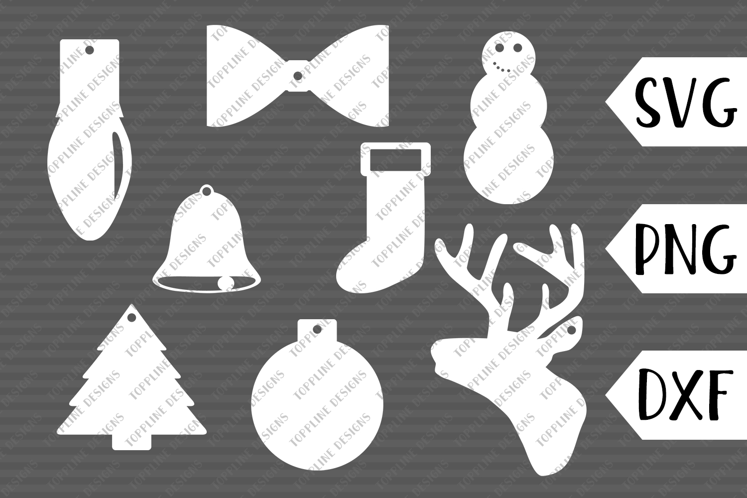 Christmas Gift Tags - Cut files, SVG, P | Design Bundles