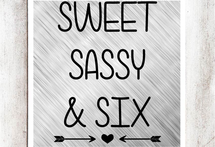 Download Sweet Sassy & Six SVG/DXF/EPS file (34672) | SVGs | Design ...