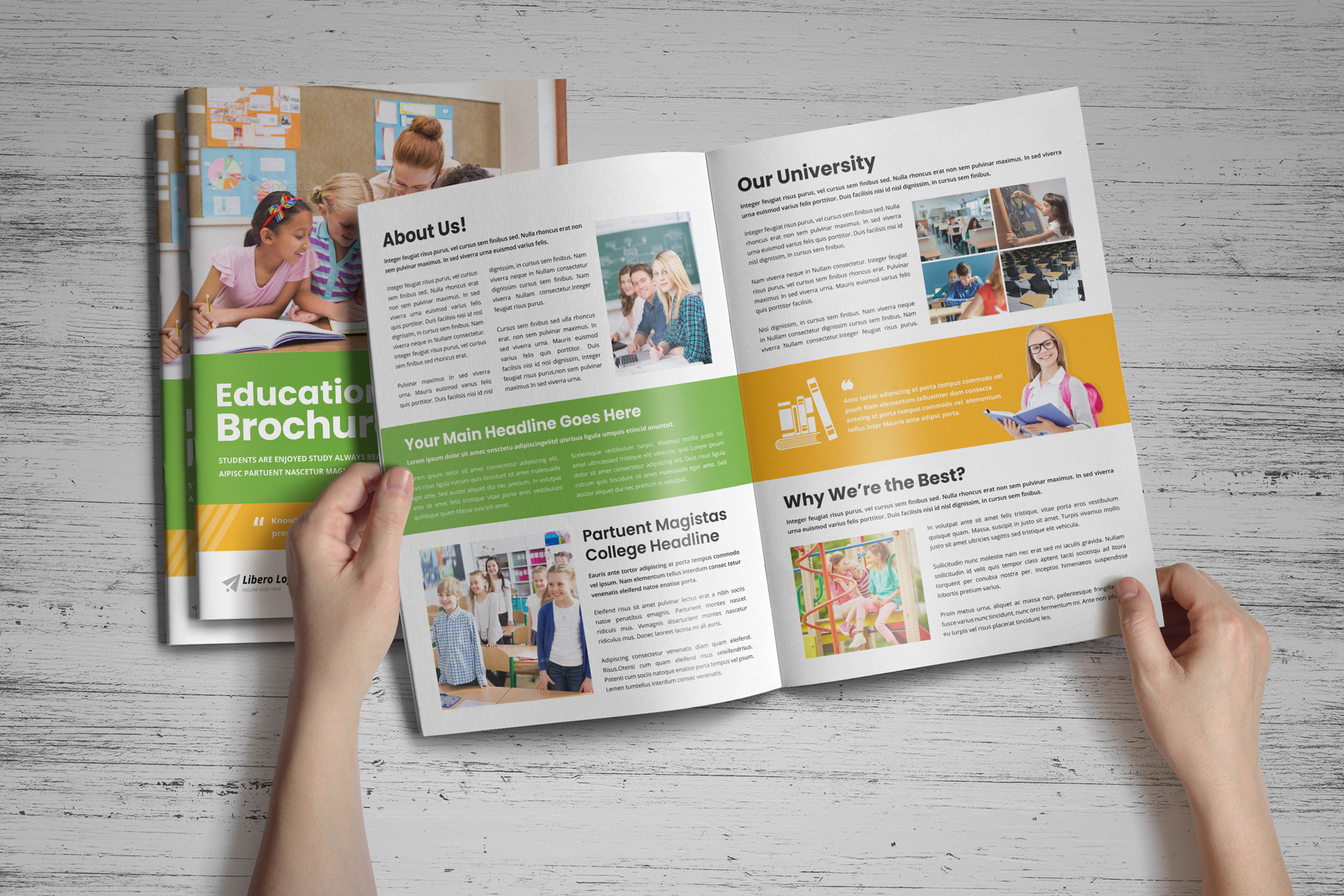 Education Prospectus Brochure v3 (184145) | Brochures | Design Bundles