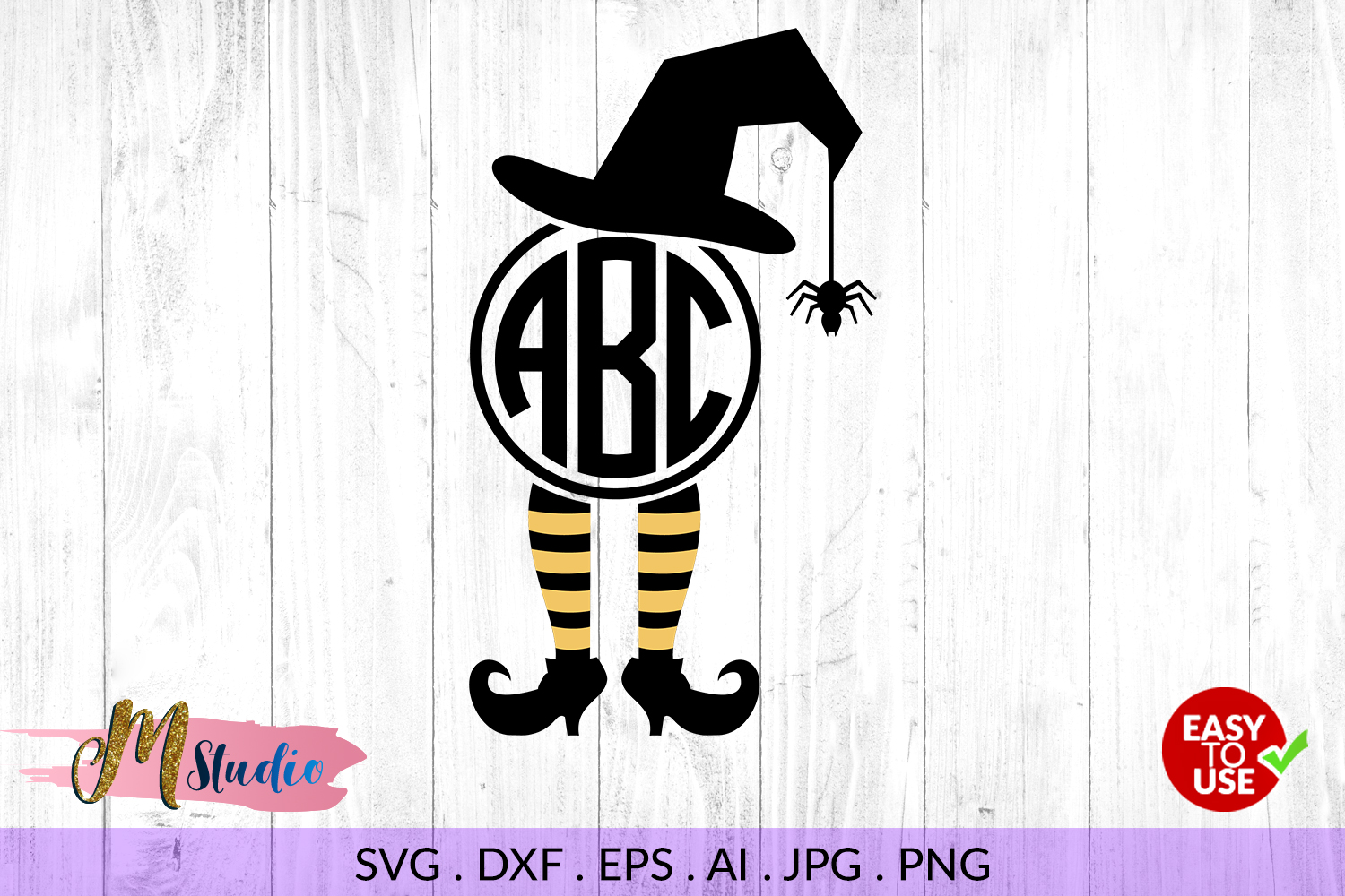 Download Witch Legs monogram svg, for Silhouette Cameo or Cricut ...