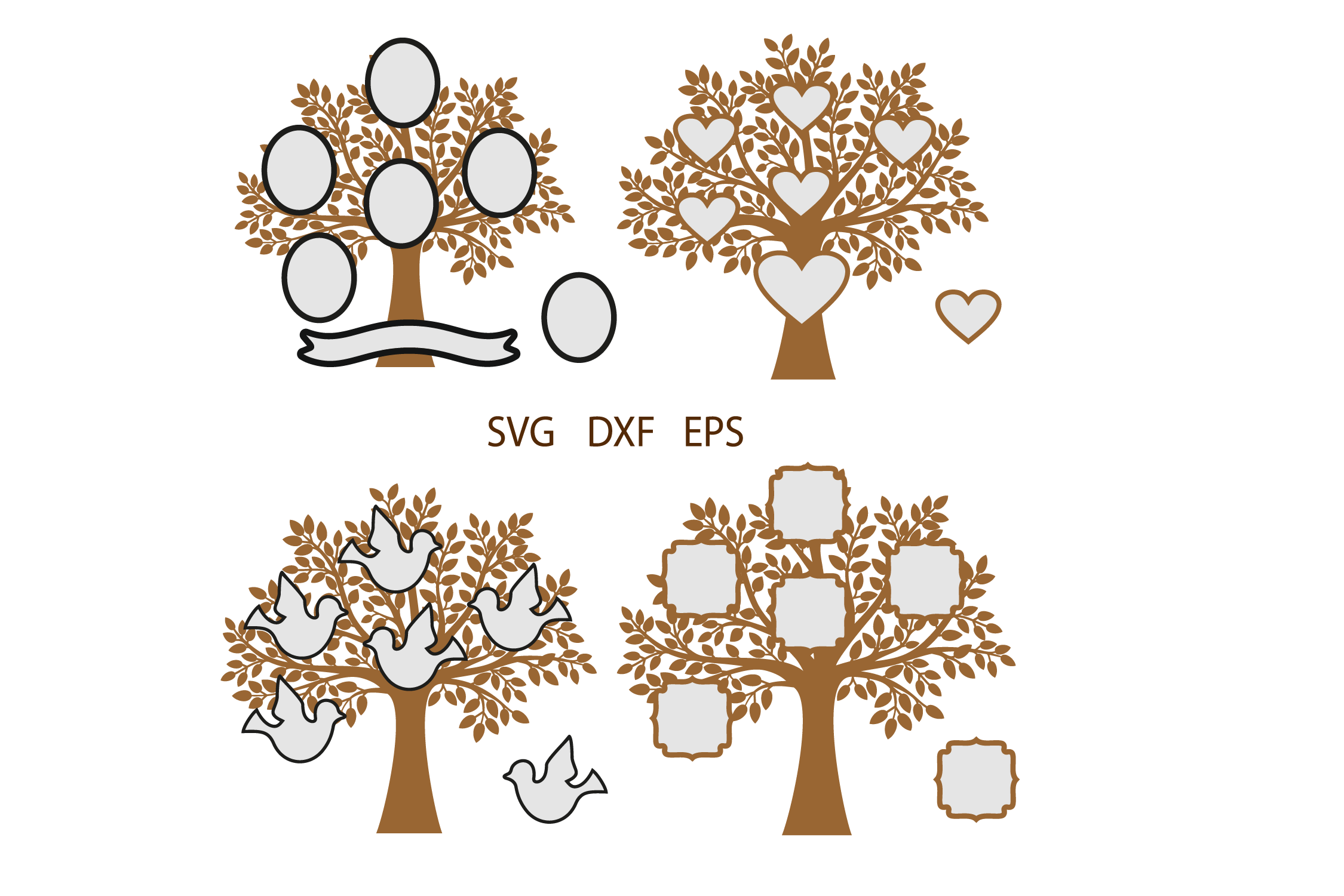 Download Family Tree SVG, Trees, Tree Cut File, Tree SVG For Cutting (211594) | SVGs | Design Bundles
