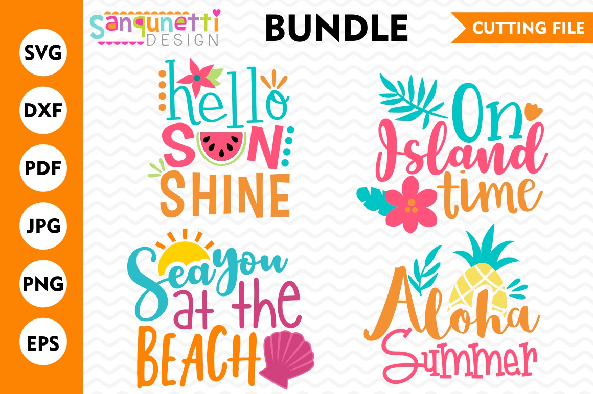 Download Summer Bundle, SVG Bundle, DXF, cutting file