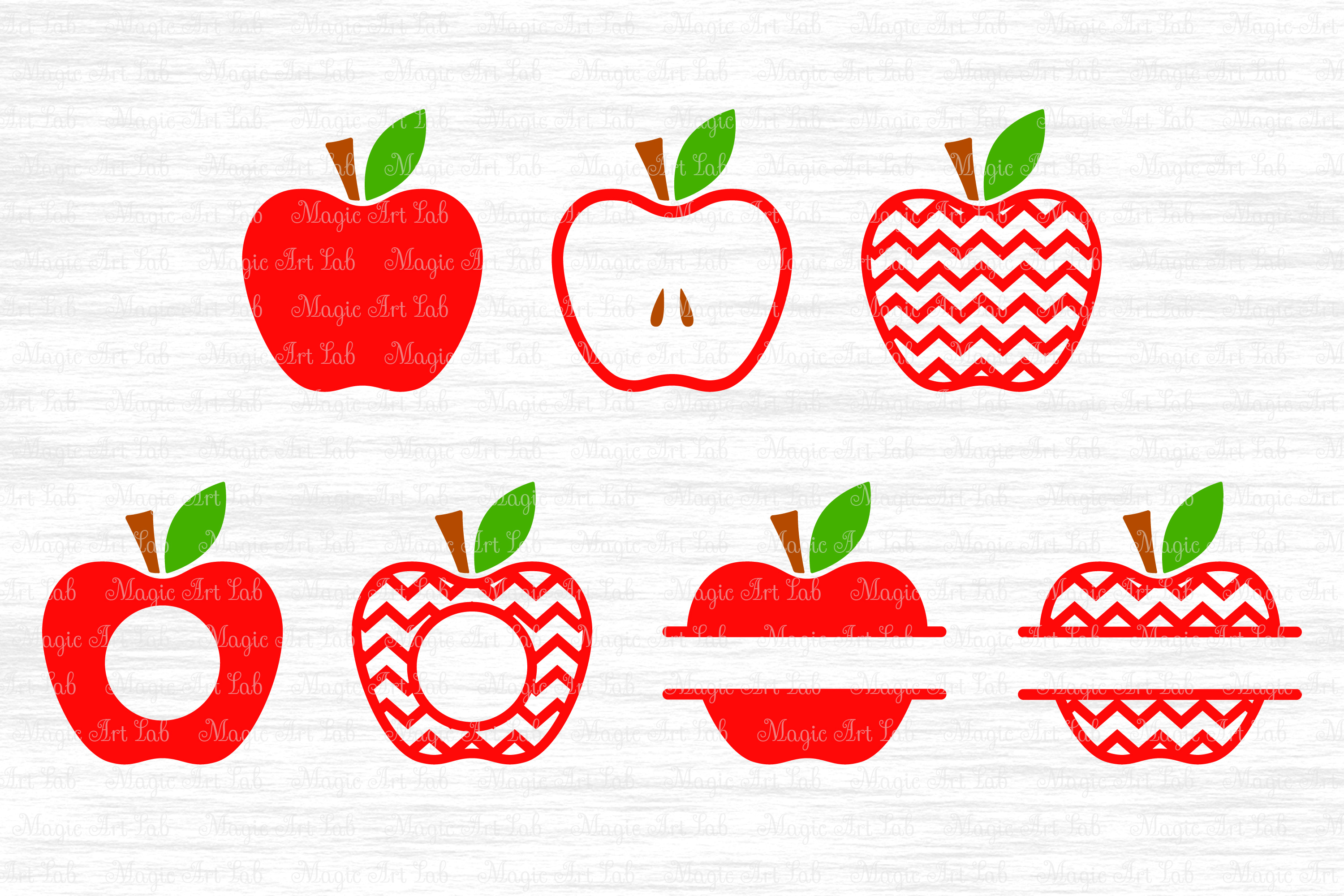 Apple SVG, Teacher svg, Back to school svg, Chevron apple (128431