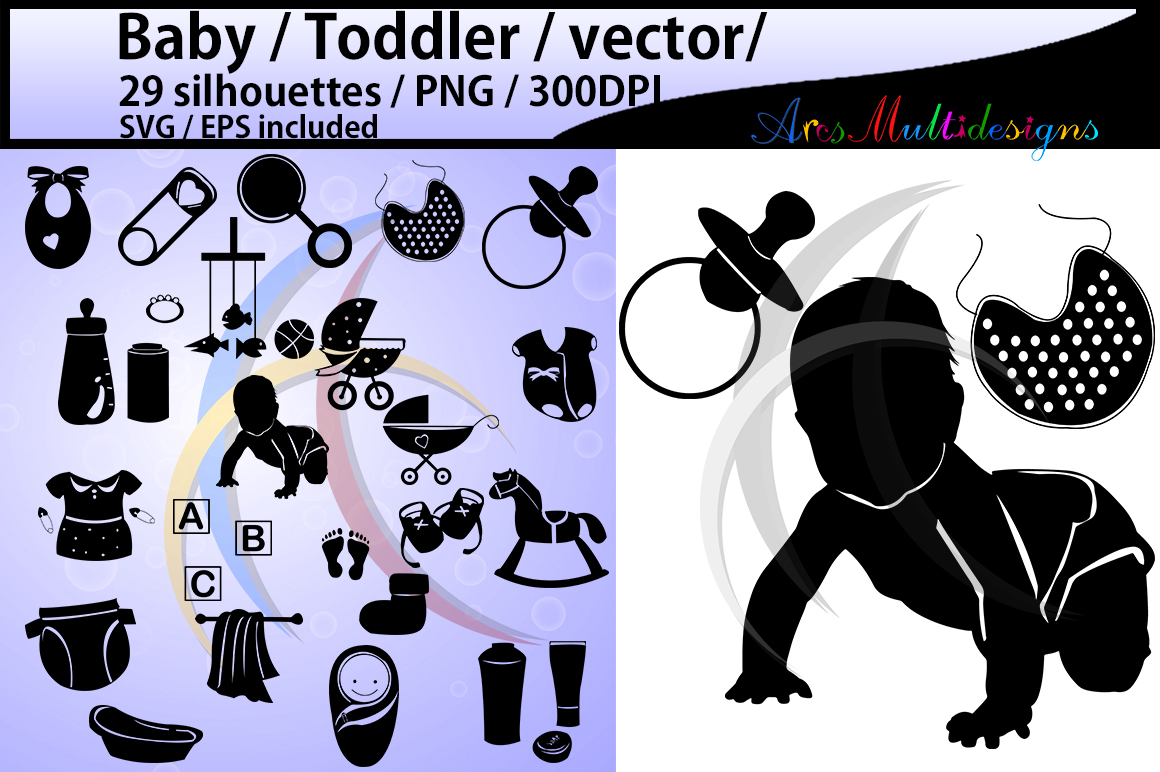 Download baby silhouette svg / baby / toddler svg / vector / baby silhouette / toddler silhouette / baby ...