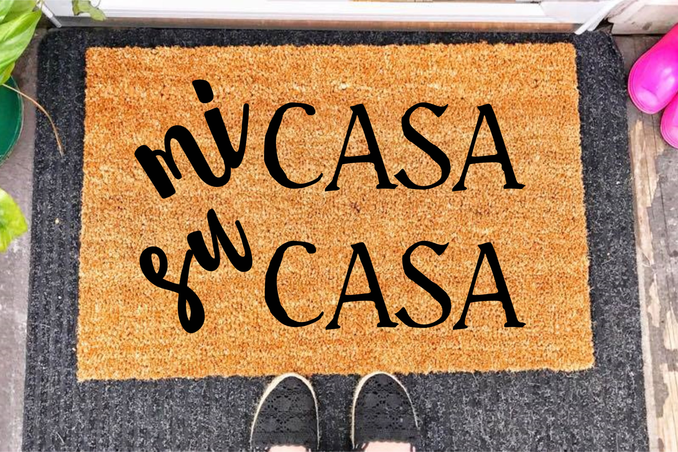 Mi Casa Su Casa Welcome Doormat Diy Doormat Spanish Svg Png