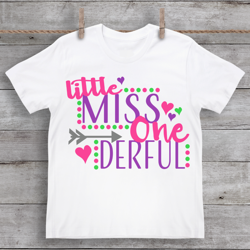 Download Little Miss One Derful SVG