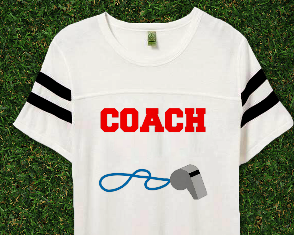 Coach Whistle SVG File Cutting Template