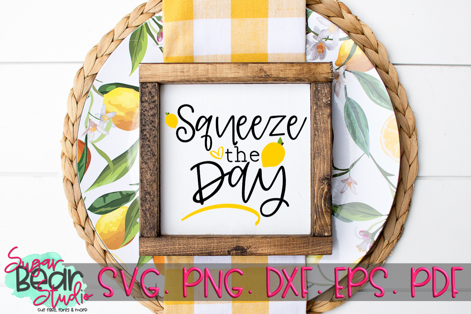 Squeeze The Day - A Lemon Quote SVG (278106) | SVGs ...