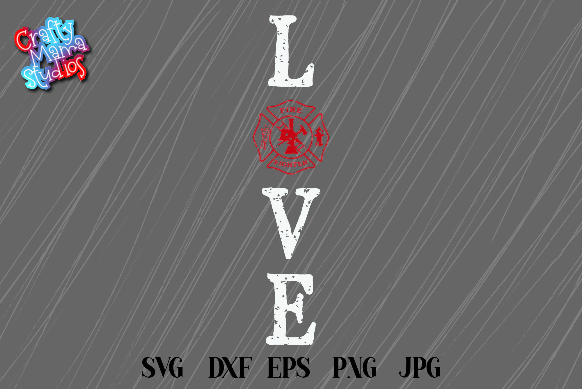 Firefighter SVG, Firefighter Love SVG, Firefighter Emblem